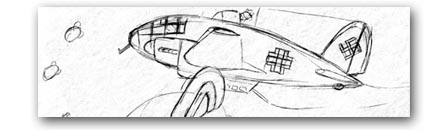 Aviation Cartoon Commission case study illustration 2