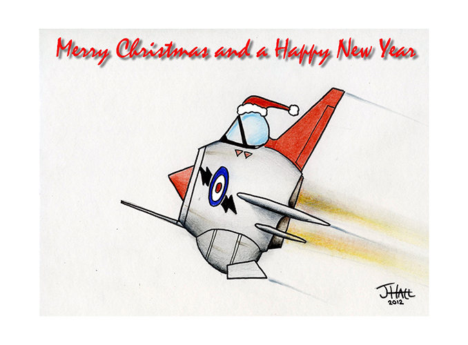 Lightning Christmas Card