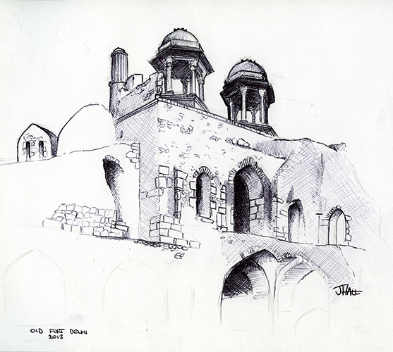 Purana Qila (Old Fort) in Delhi